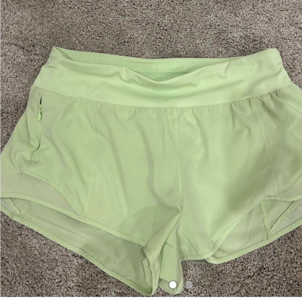Women's Light Green Shorts